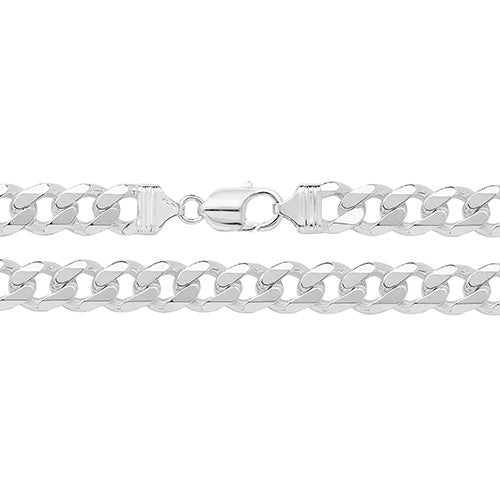 Sterling Silver Curb Bracelet - G1006