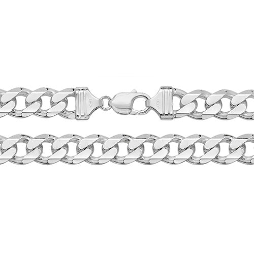 Sterling Silver Curb Bracelet - G1007
