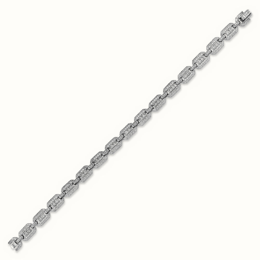 Sterling Silver CZ Set Bracelet – ABB185