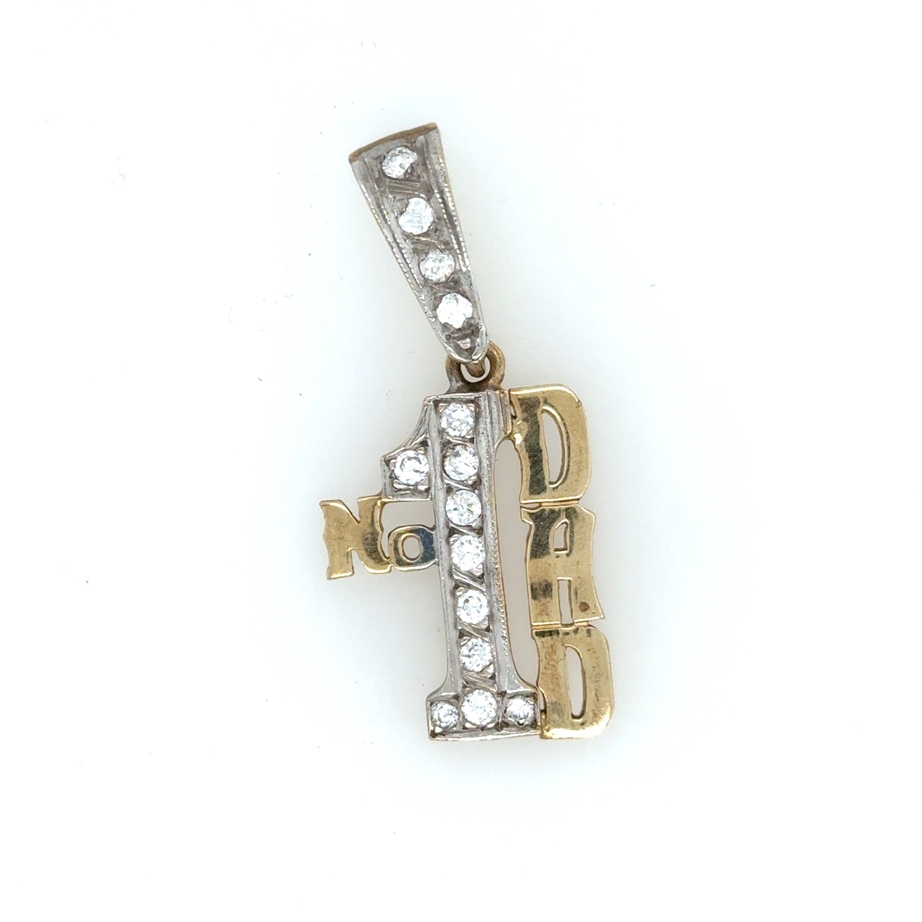 9ct Gold No.1 Dad Charm
