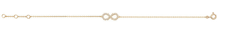 BR603 full bracelet, showing chain and clasp