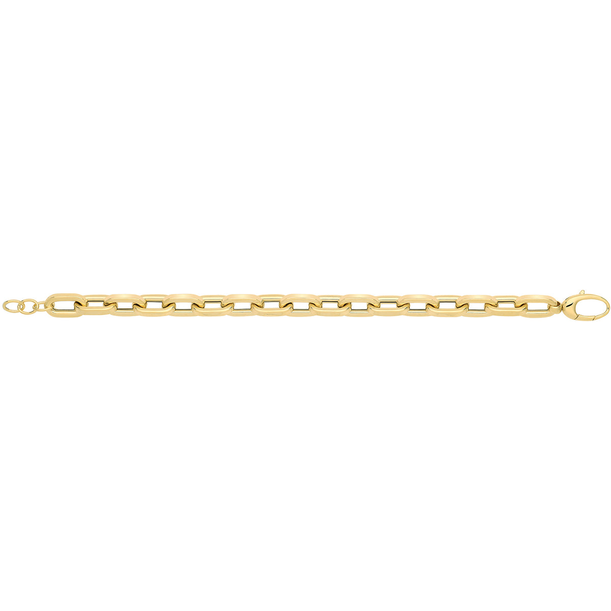 9ct Yellow Gold Hollow Bracelet - BR691
