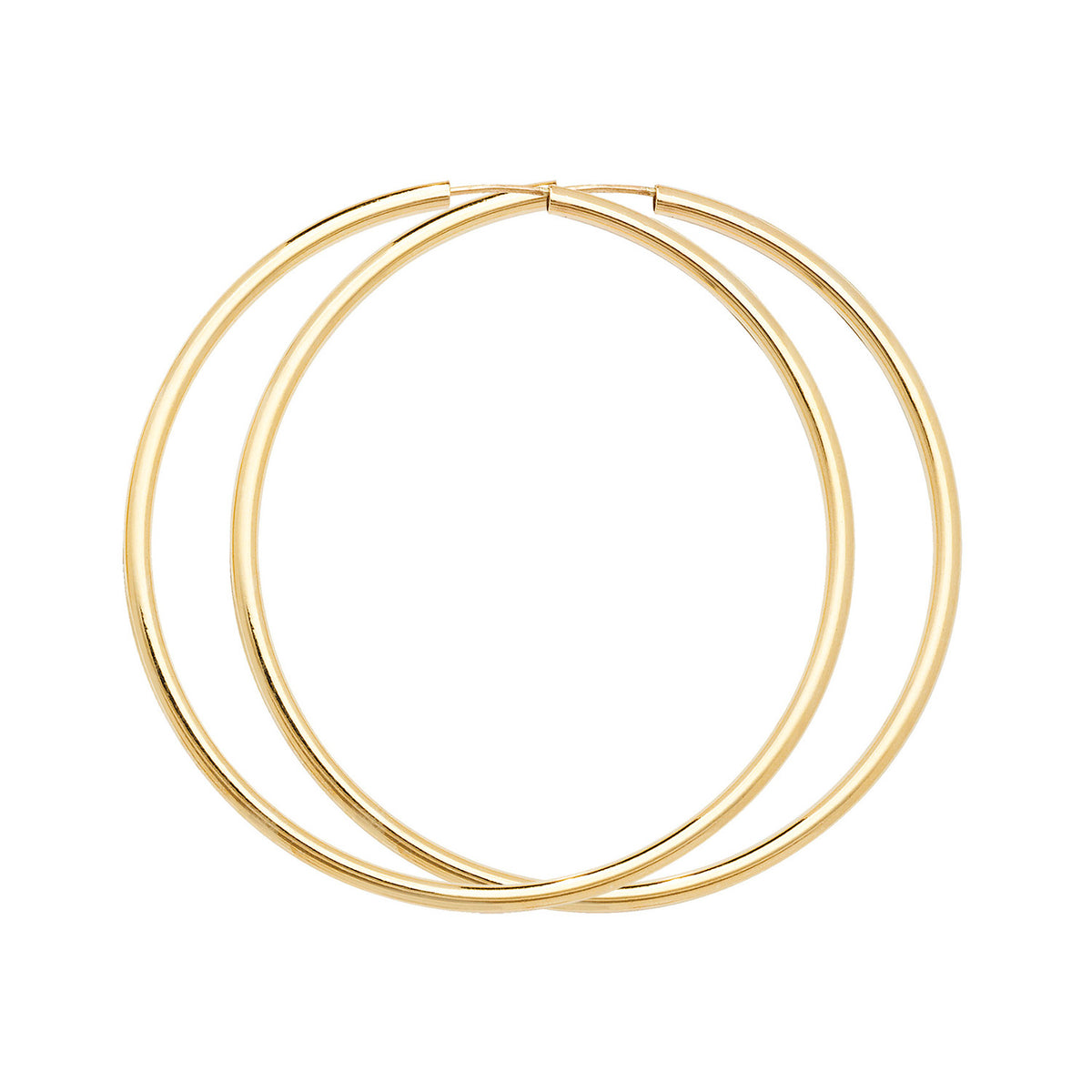 9ct Gold Tube Sleepers - ES123
