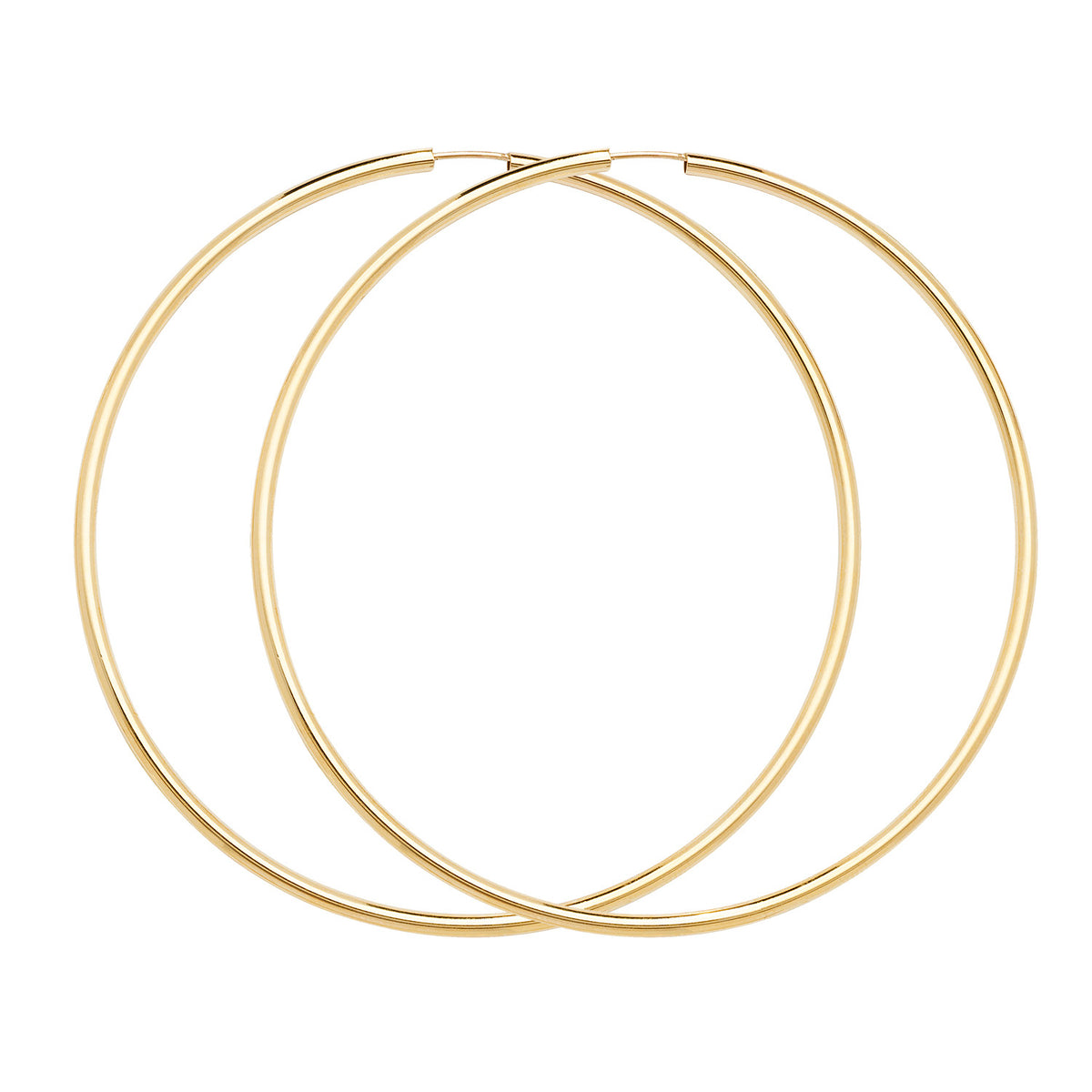 9ct Gold Tube Sleepers - ES126