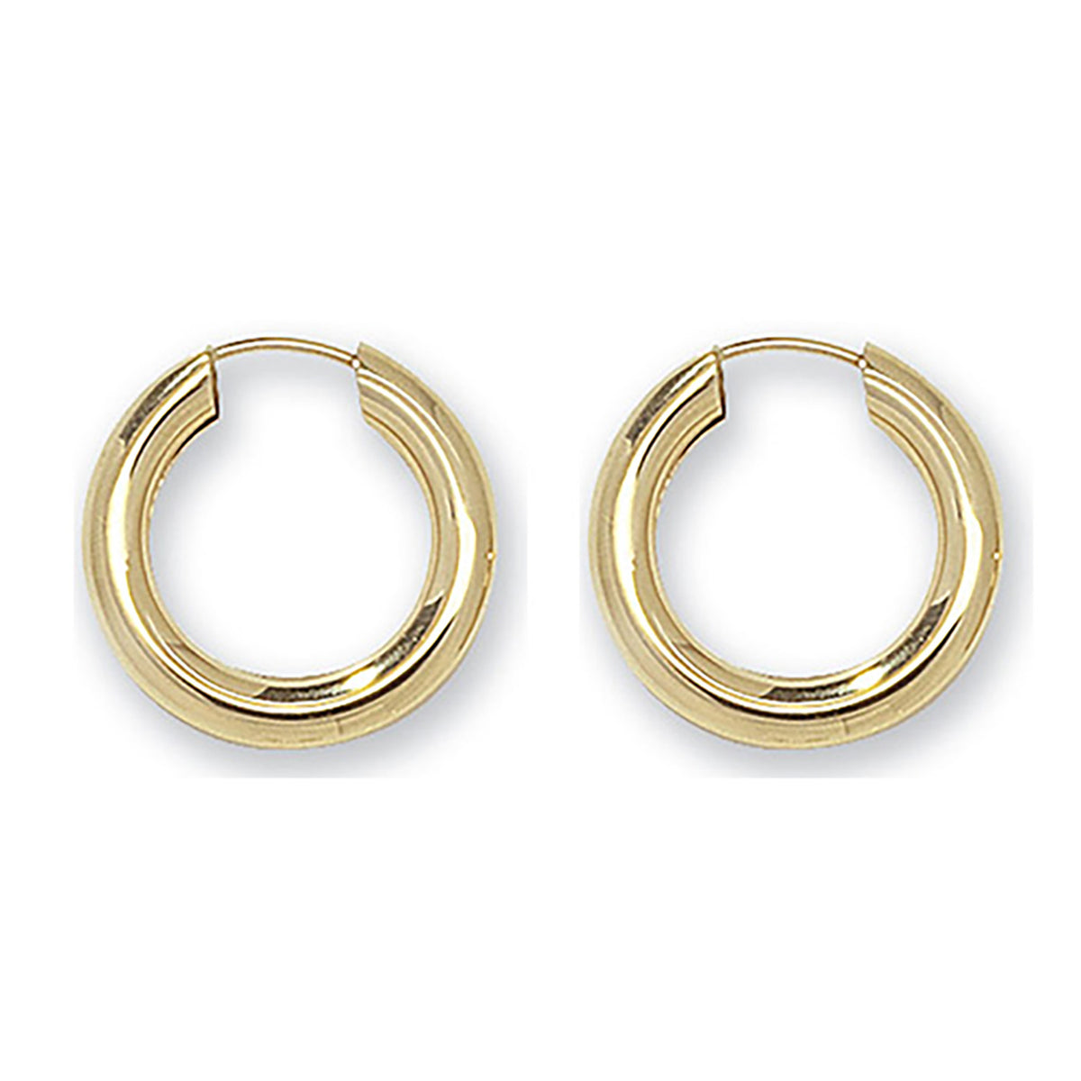9ct Gold Tube Sleepers - ES130