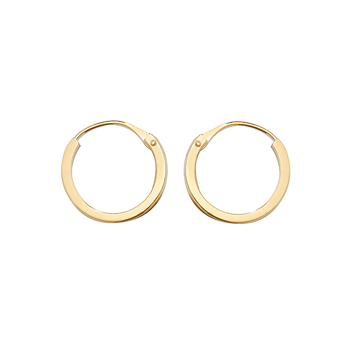 9ct Gold Square Sleepers - ES147