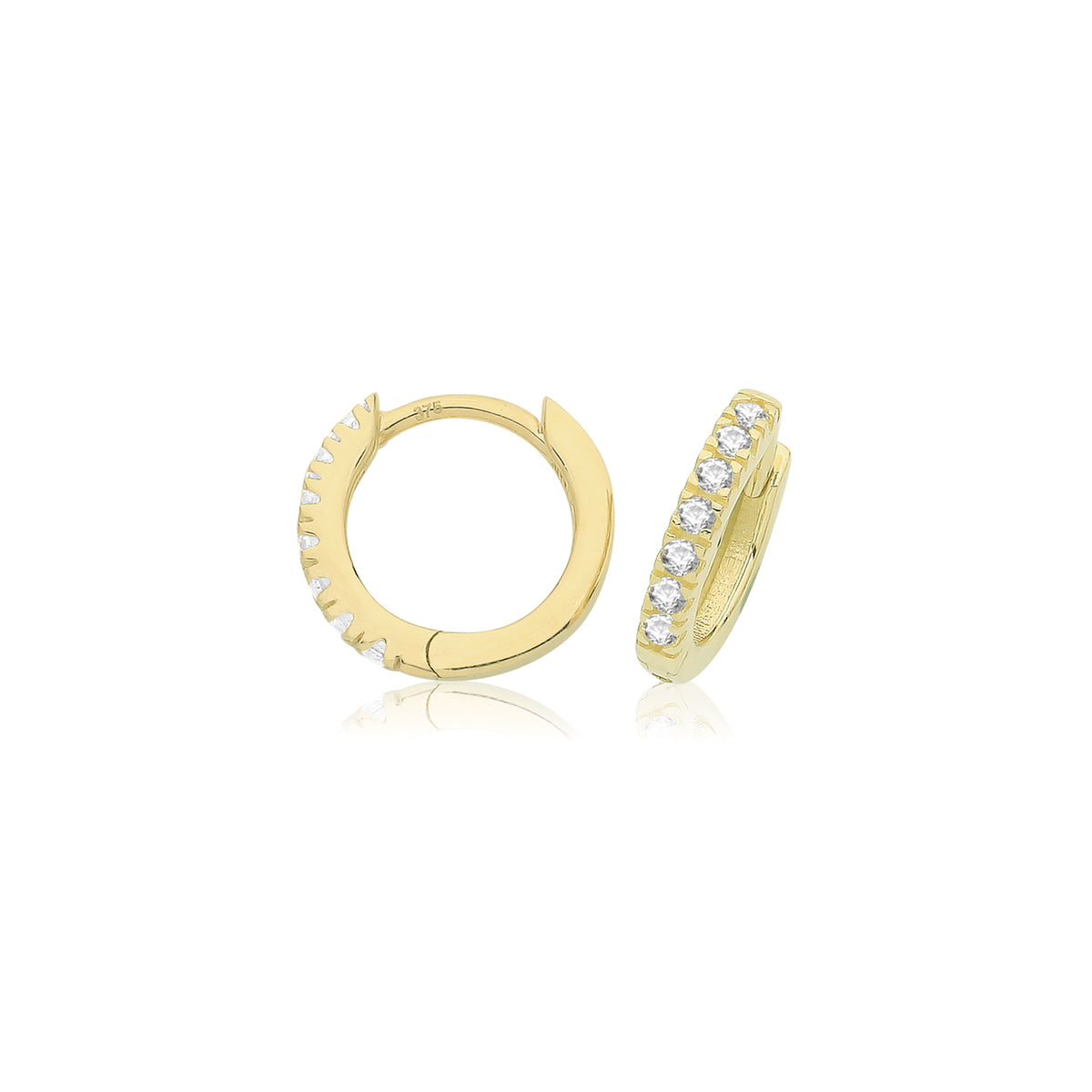 9ct Gold Clicker Hoops - ES1702