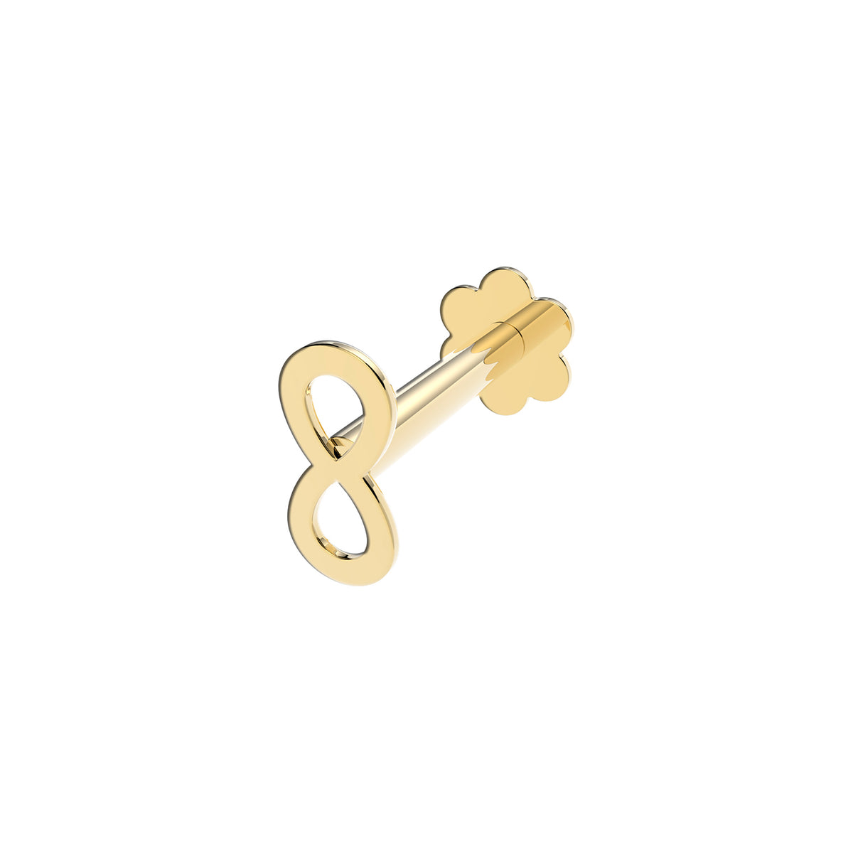 9ct Gold Infinity Cartilage Labret - ES2043