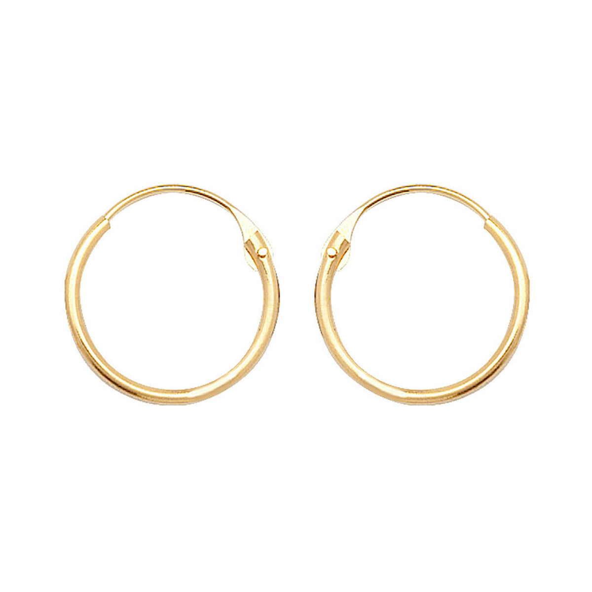 9ct Gold Hinged Sleepers - ES315