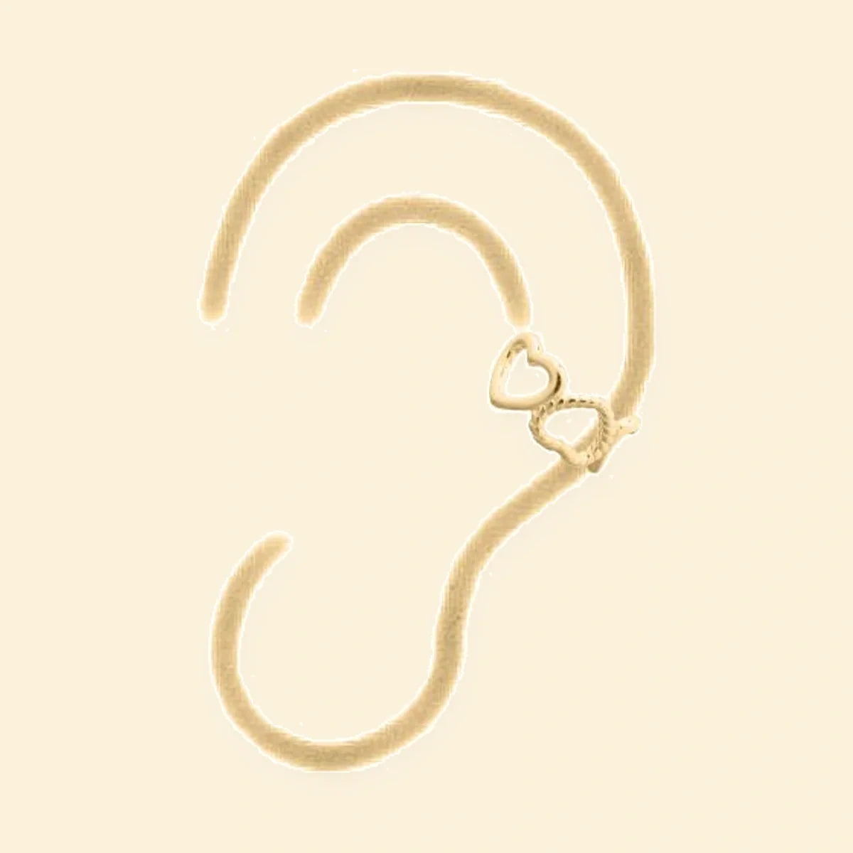 Gold Plated Sterling Silver Ear Cuff – AEC002-GP