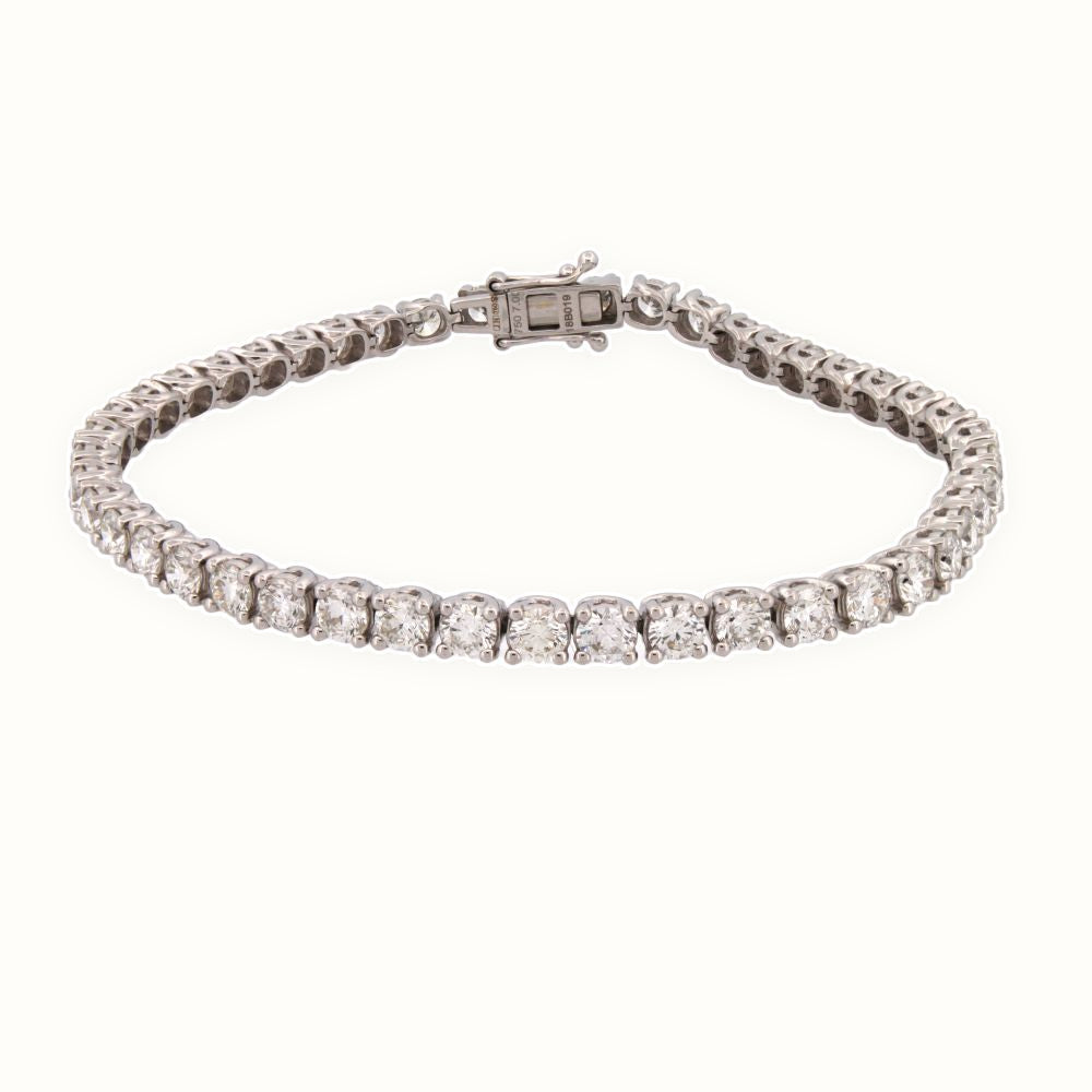 18ct Gold Claw Set Bracelet