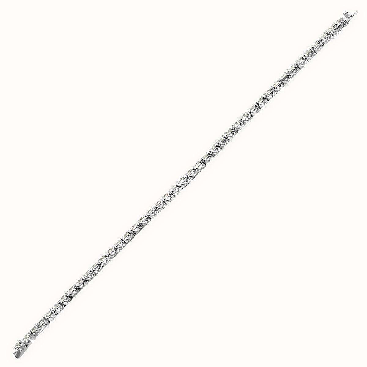 18ct Gold Claw Set Bracelet