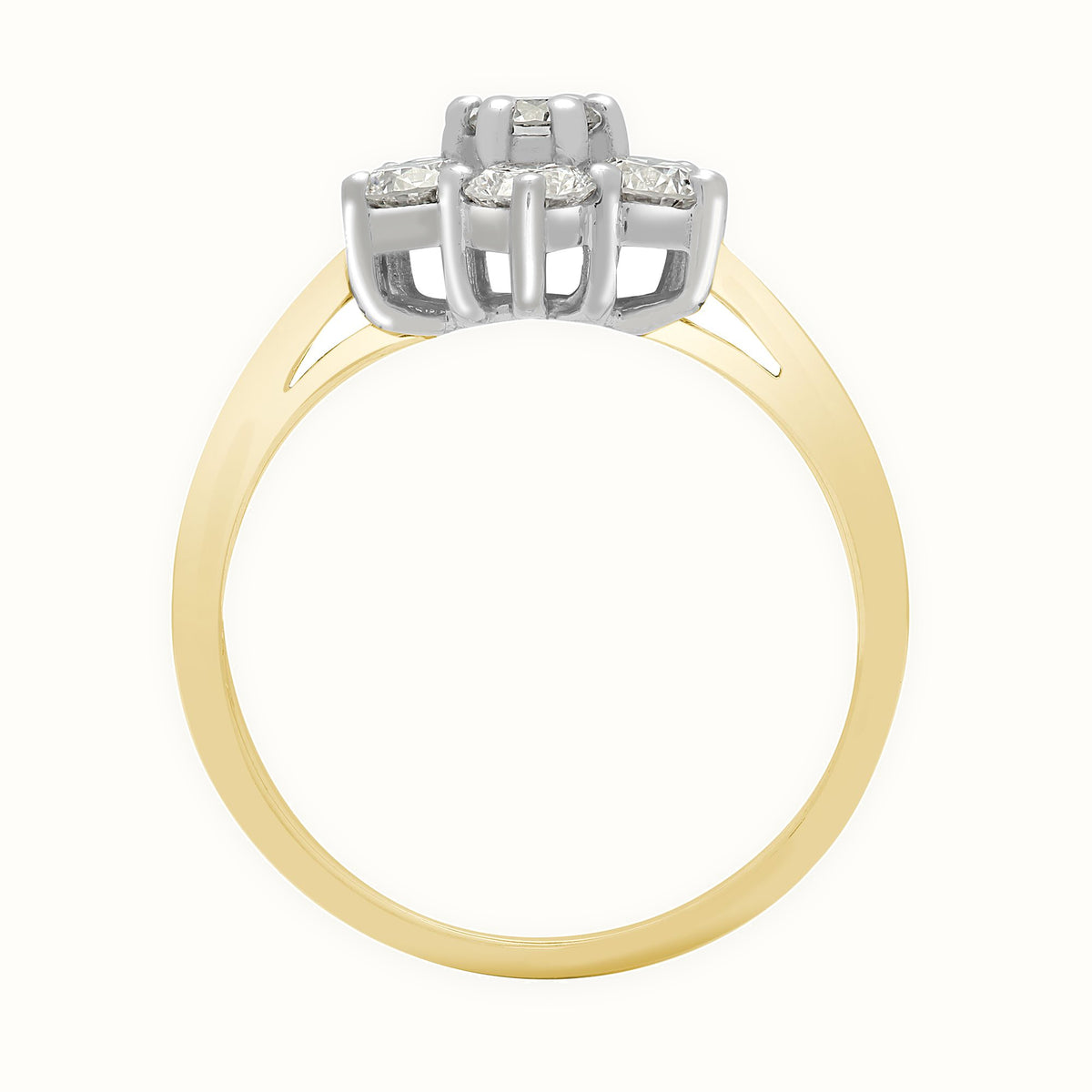 18ct Natural Diamond Ring