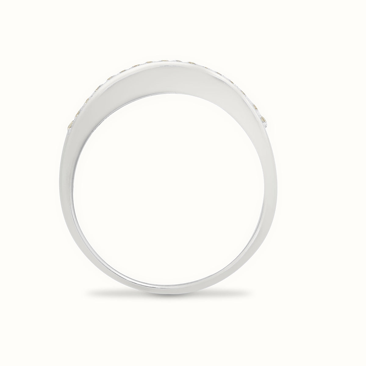 18ct White Gold Natural Diamond Ring