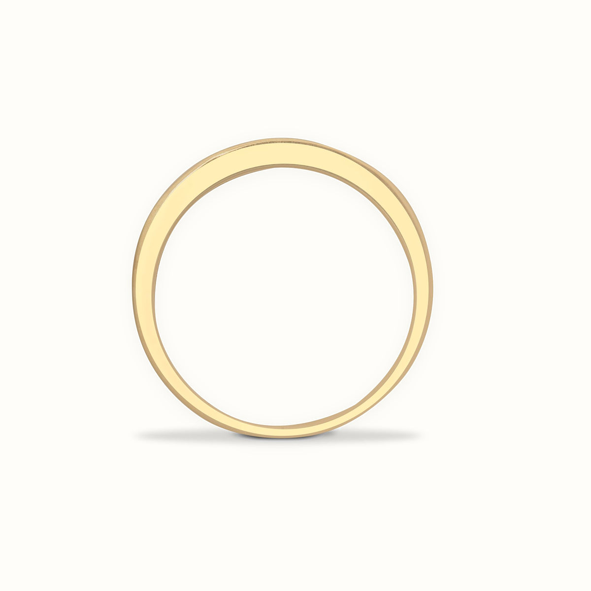 9ct Yellow Gold Natural Diamond Half Eternity Ring