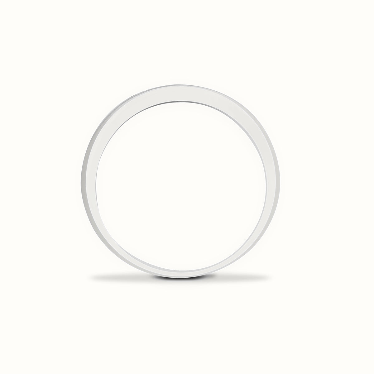 9ct White Gold Natural Diamond Half Eternity Ring