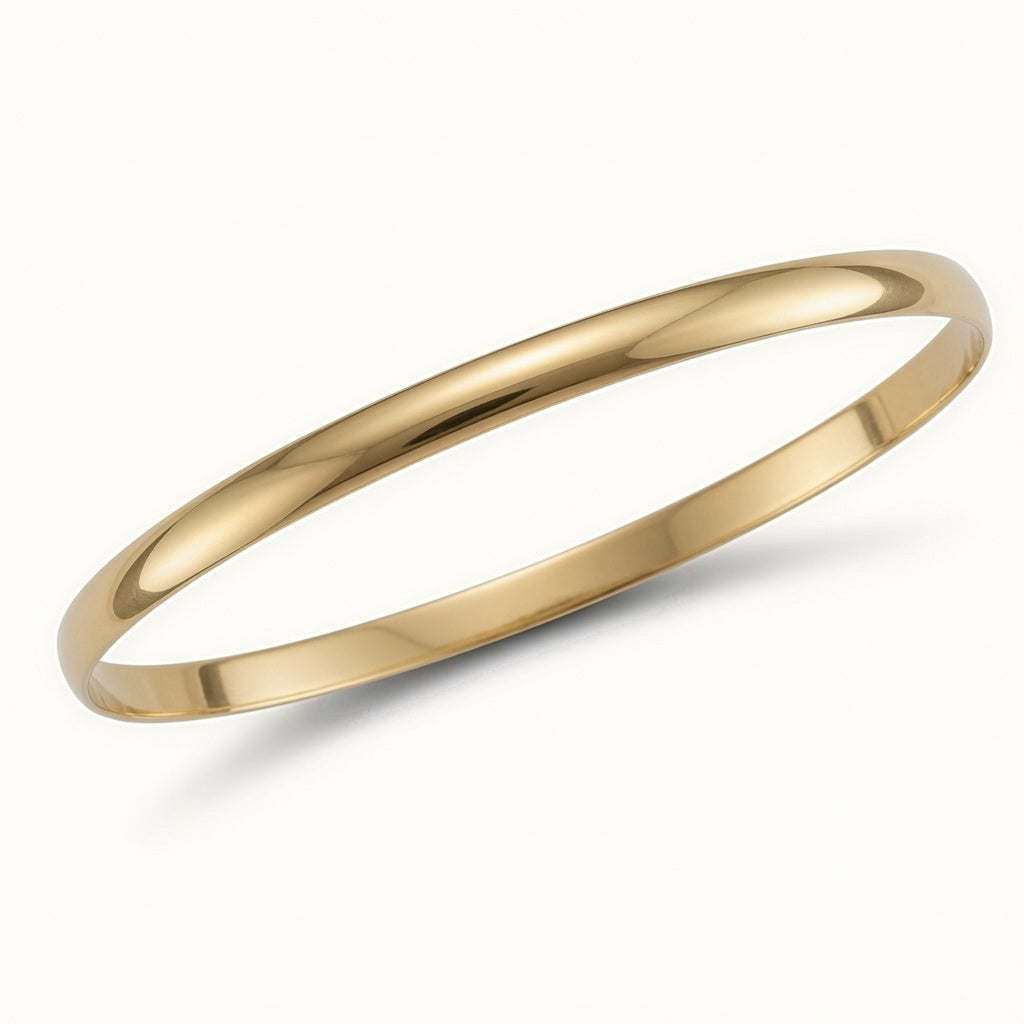 9ct Yellow Gold Slave Bangle