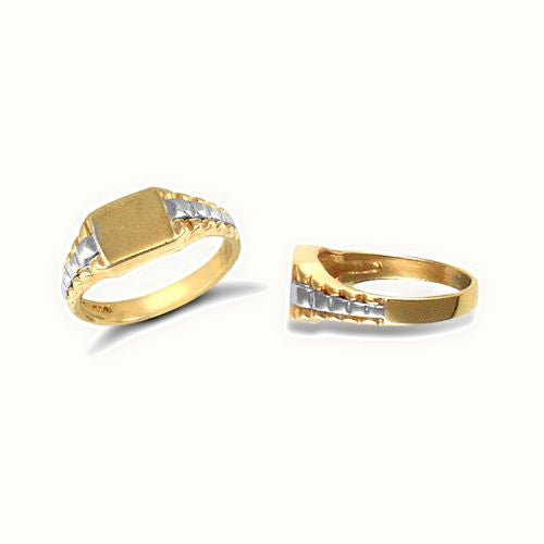 9ct Yellow Gold Children's Signet Ring