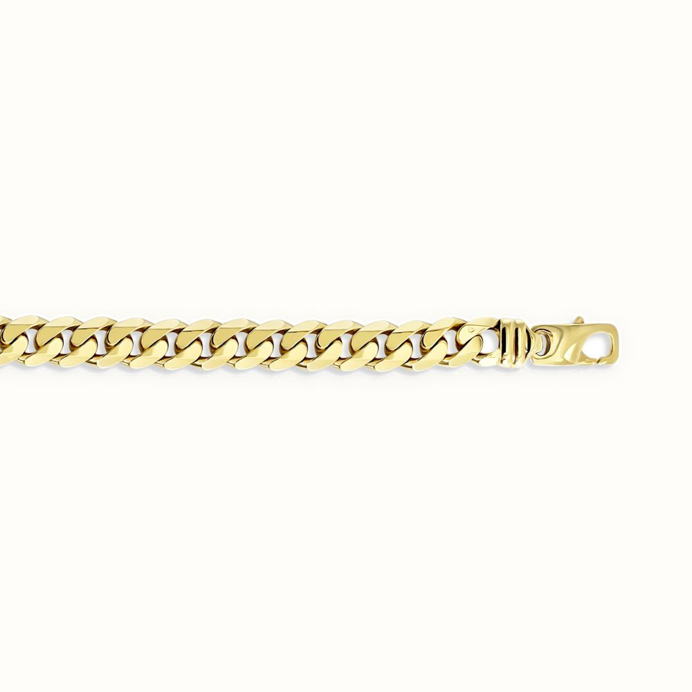 9ct Yellow Gold Traditional Curb Bracelet