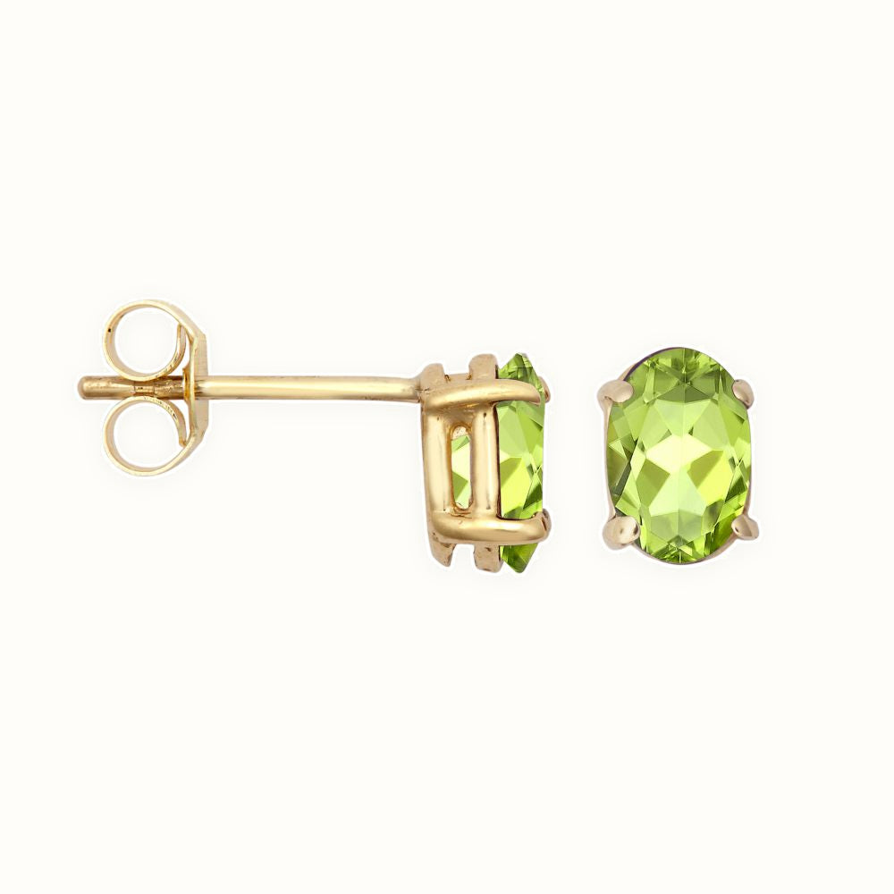 9ct Gold 6x4 Stud Earrings