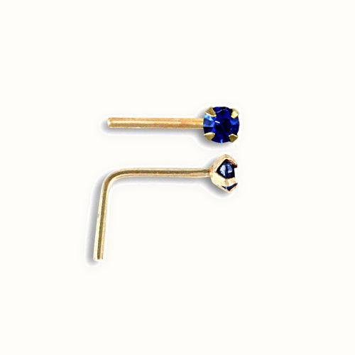 9ct Yellow Gold Nose Stud
