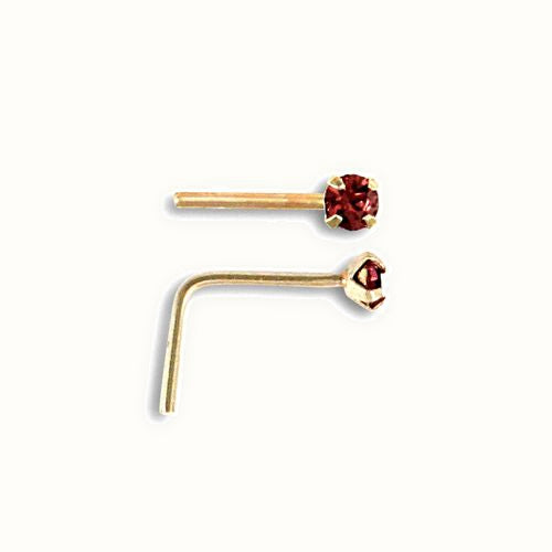 9ct Yellow Gold Nose Stud