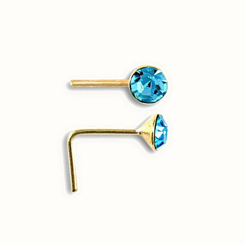 9ct Yellow Gold Nose Stud