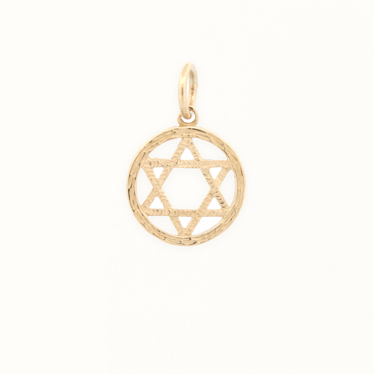 9ct Yellow Gold Star Of David Pendant
