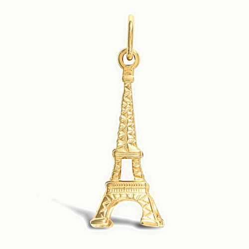 9ct Yellow Gold Eiffel Tower Pendant