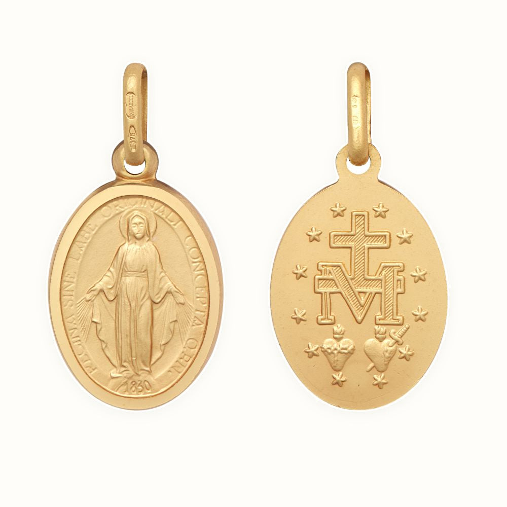 9ct Yellow Miraculous Medallion Pendant