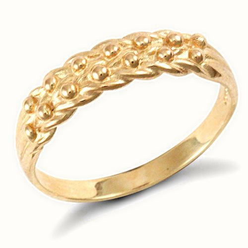 9ct Yellow Gold Keeper Ring