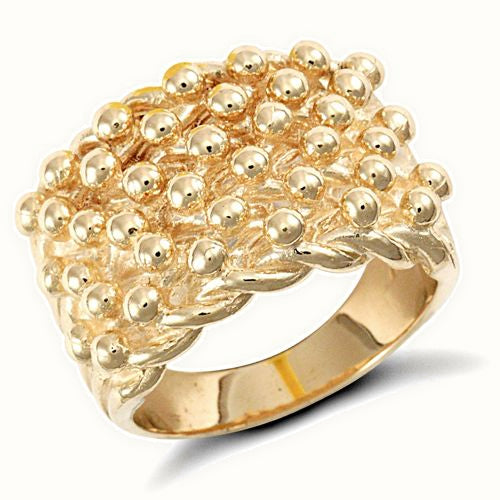 9ct Yellow Gold Keeper Ring