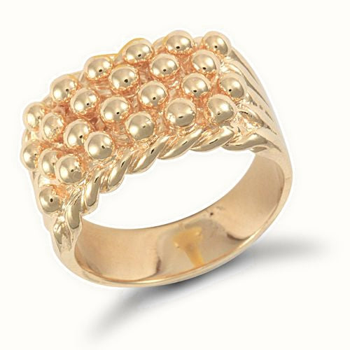9ct Yellow Gold Keeper Ring