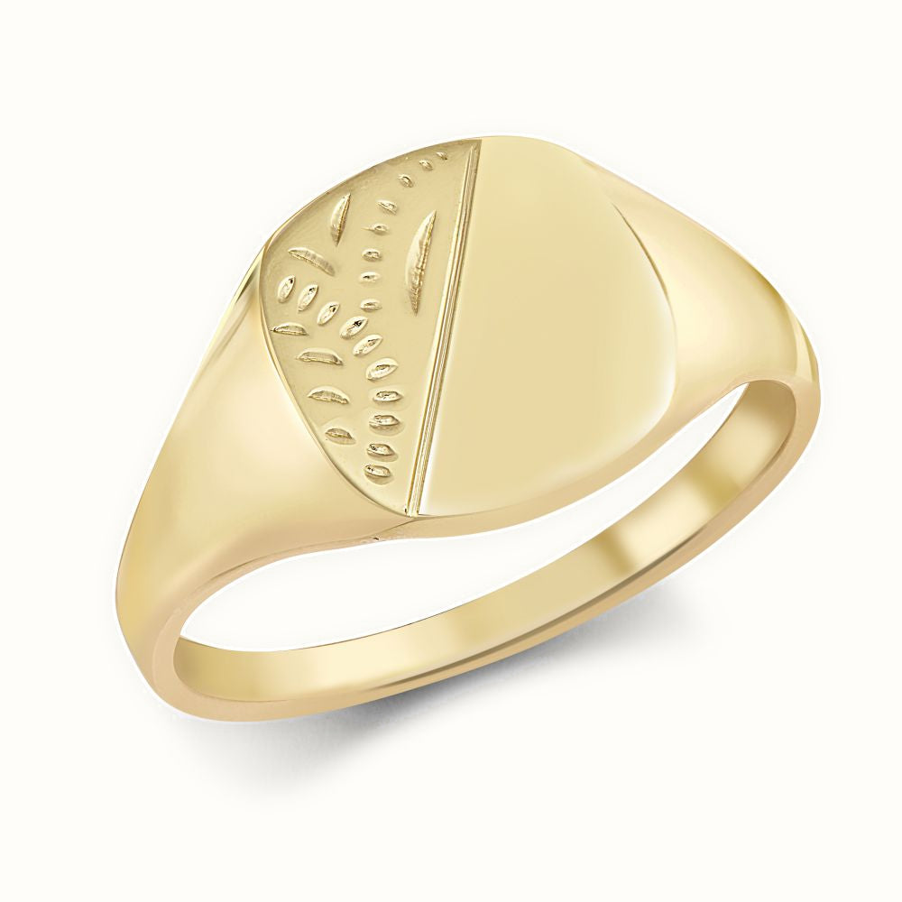 9ct Yellow Gold Signet Ring