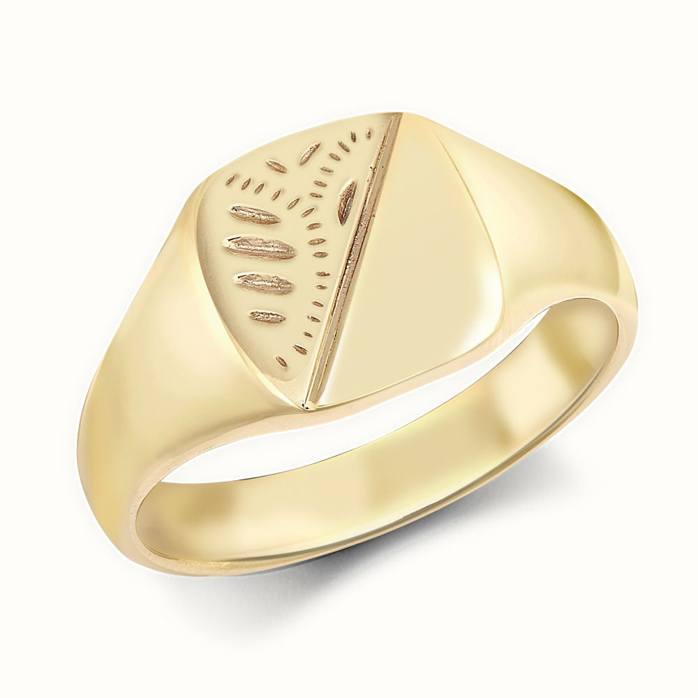 9ct Yellow Gold Signet Ring