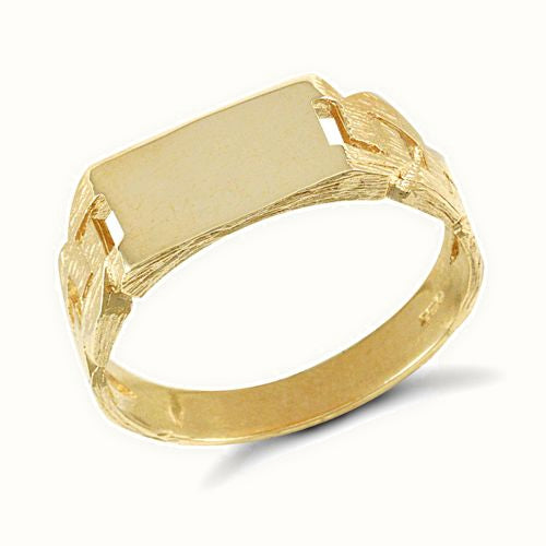 9ct Yellow Gold Signet Ring