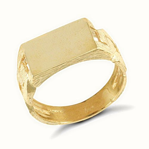 9ct Yellow Gold Signet Ring