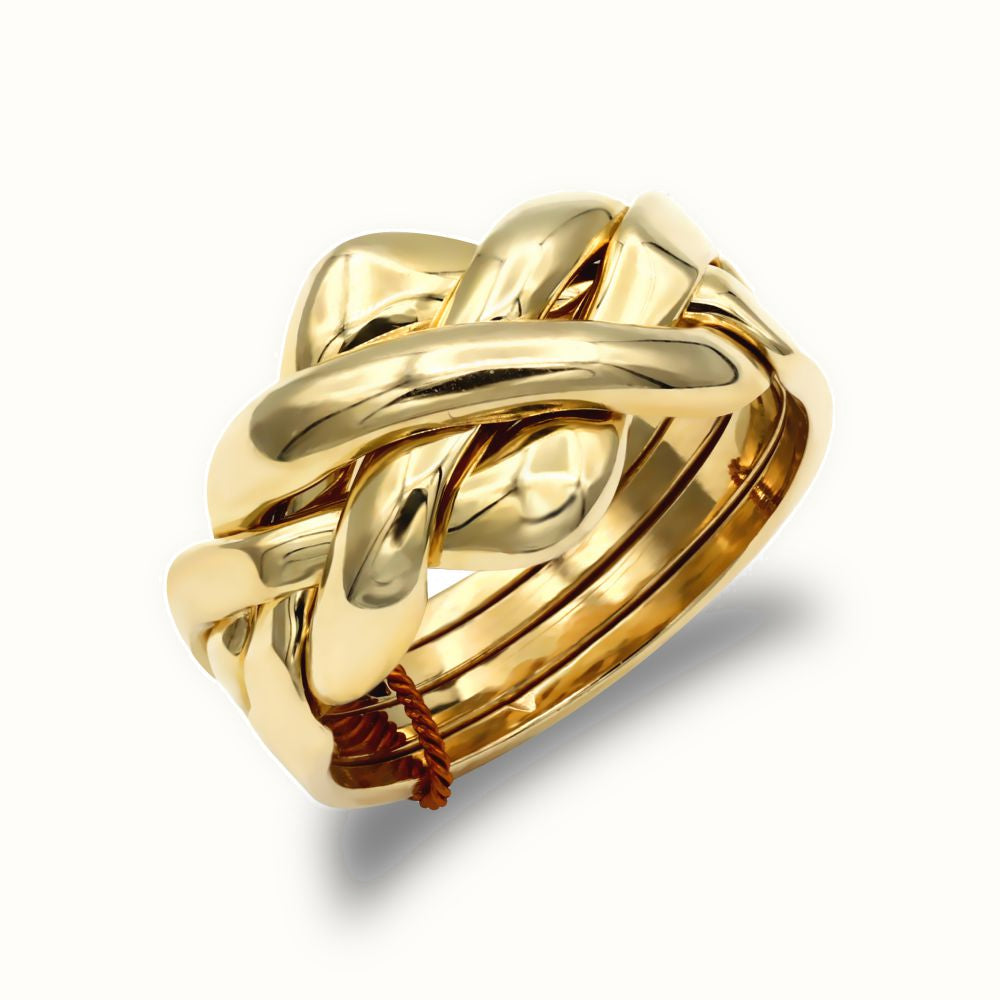 9ct Gold Piece Puzzle Ring