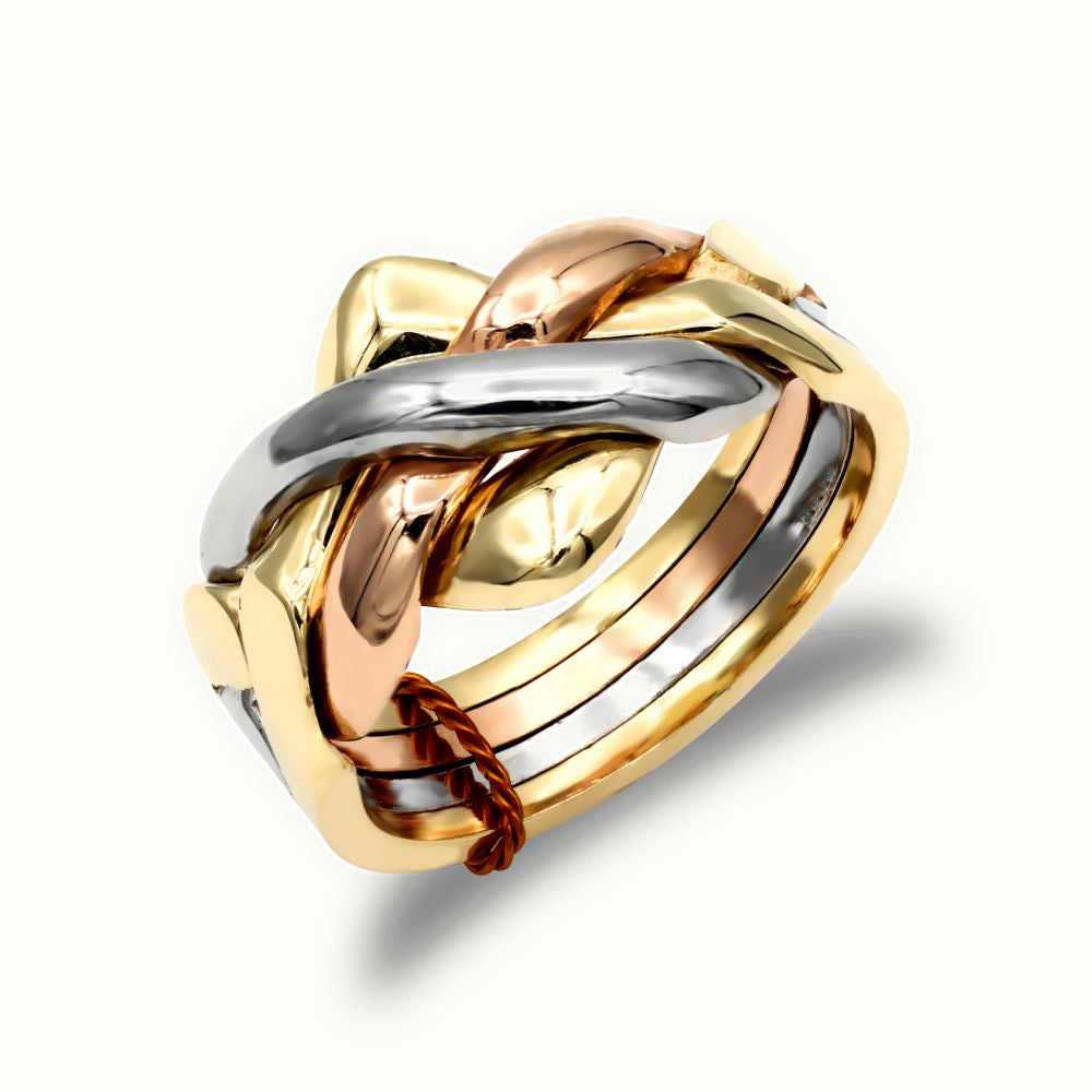 9ct Gold Piece Puzzle Ring
