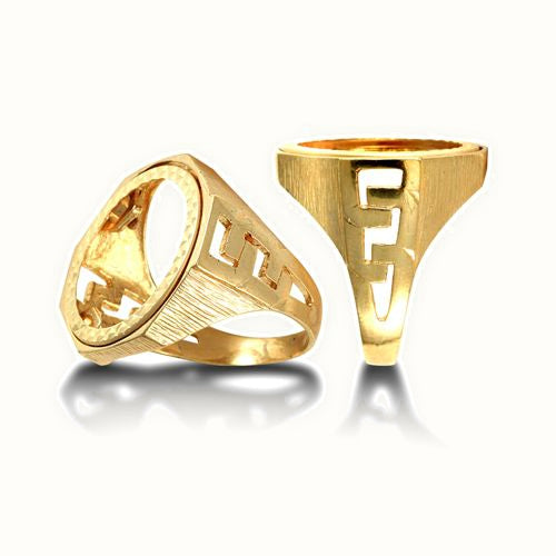 9ct Yellow Gold Sovereign Ring