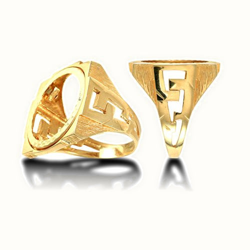 9ct Yellow Gold Sovereign Ring