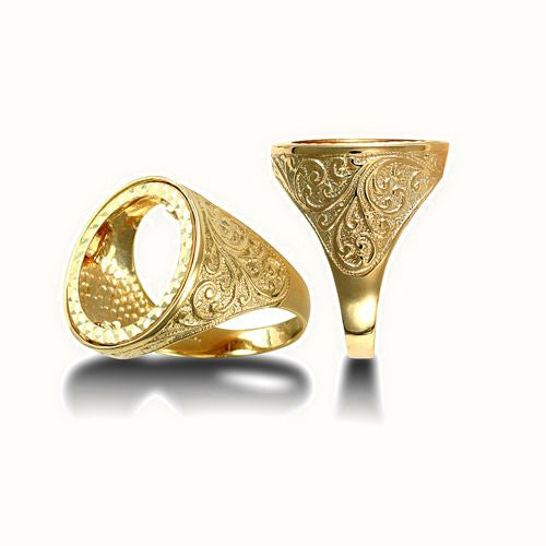 9ct Yellow Gold Sovereign Ring