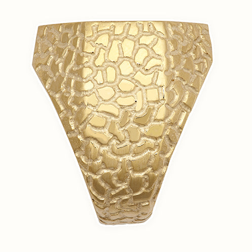 9ct Yellow Heavy Weight Sov Octagonal Ring Mount