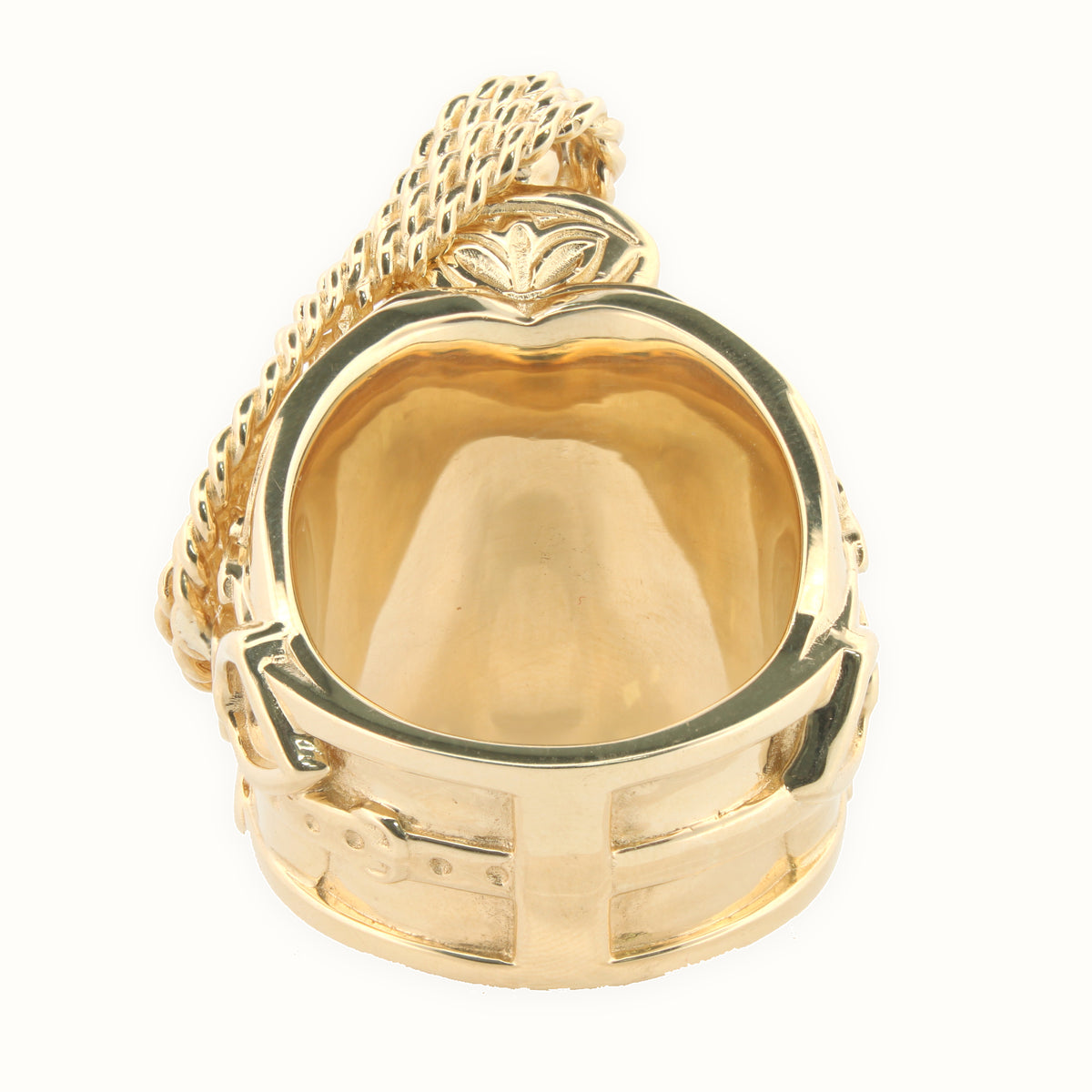9ct Yellow Gold Saddle Ring