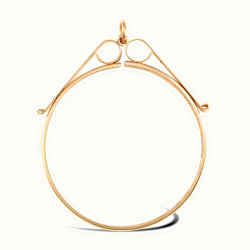 9ct Yellow Gold Full Kruger Sovereign Pendant