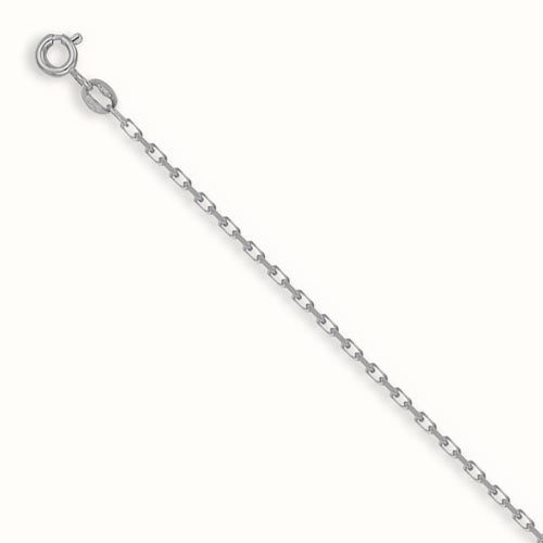 Sterling Silver Diamond-Cut Belcher Necklace – ACN001A