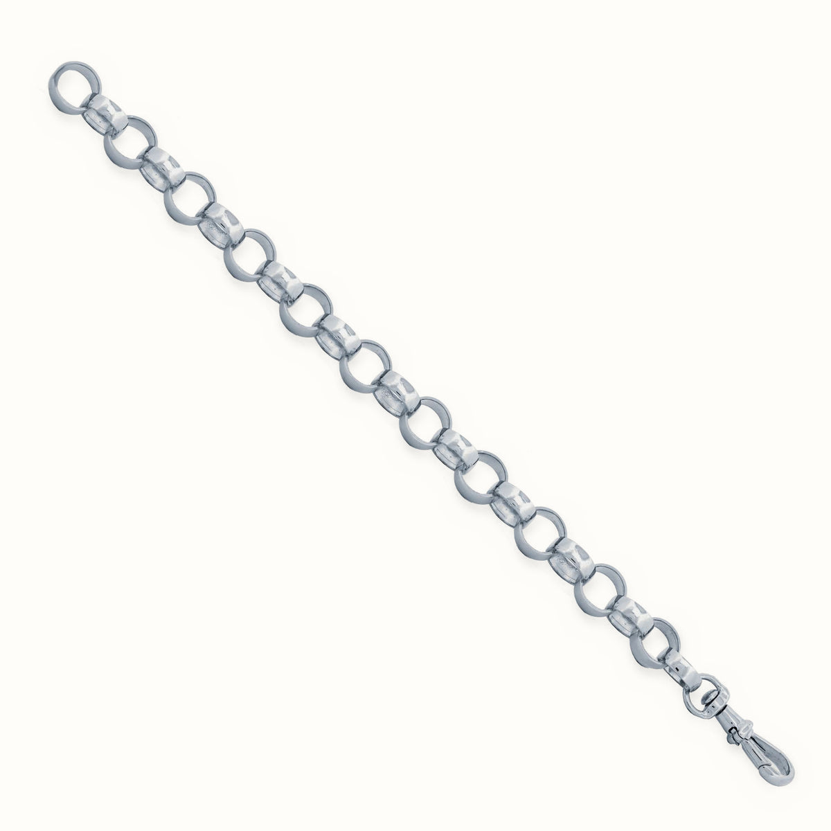 Sterling Silver Polished Belcher Bracelet – ACN002H