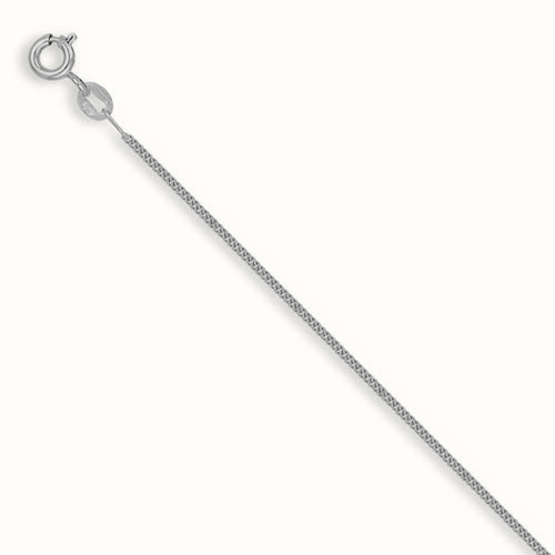 Sterling Silver Pendant Curb Necklace – ACN003A
