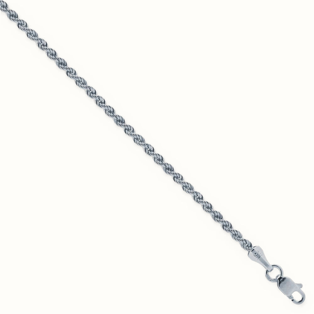 Sterling Silver Rope Bracelet 3.5mm – ACN010A