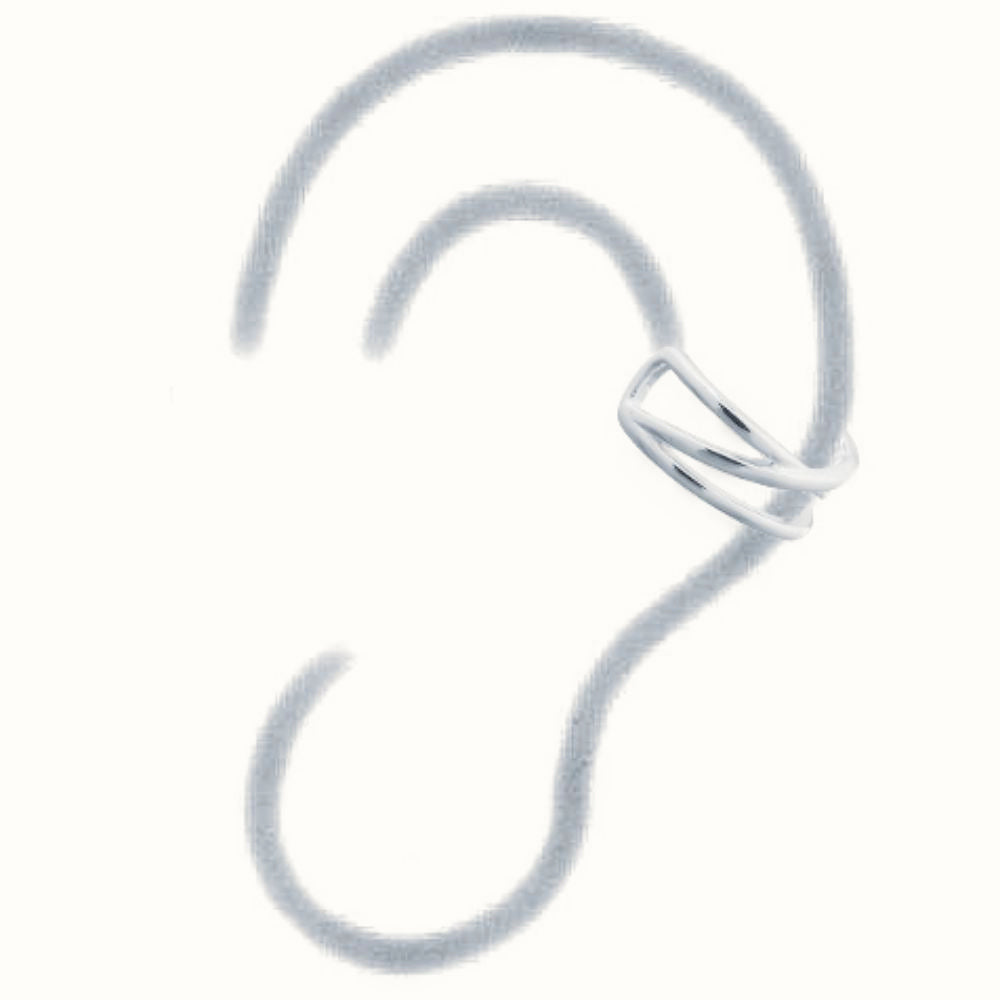 Sterling Silver Ear Cuff – AEC001